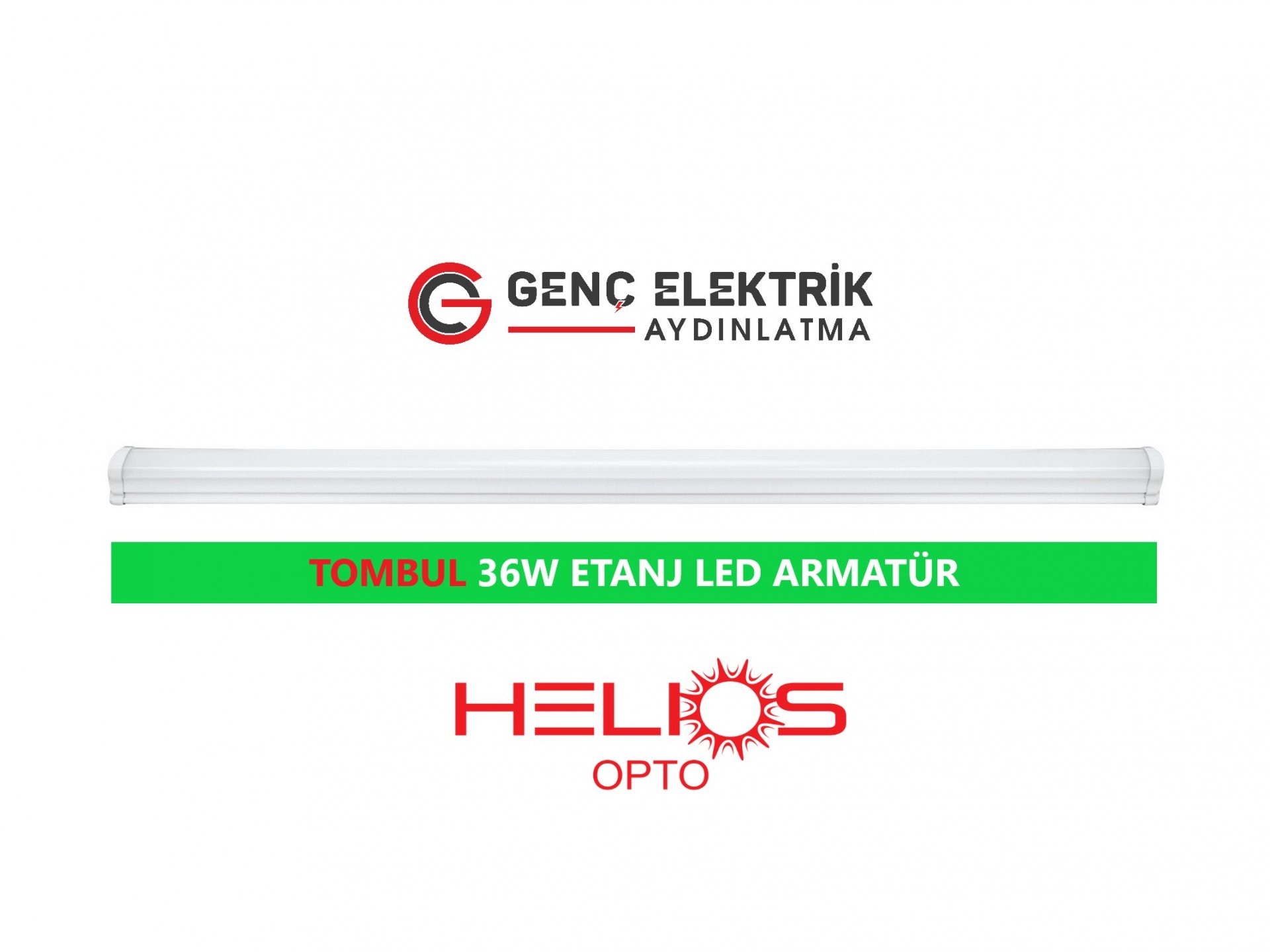 TOMBUL 36W Etanj Led Armatür Stoklarımızda